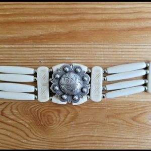 Buffalo bone hat band